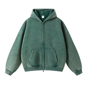 Men's <b>Hooded</b> Half <b>Zip</b> Sweatshirt Regular Fit Solid Color Casual French Terry Knitted Autumn Wear - Product Image 2