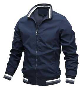 Custom Logo Design OEM Service 2026 Wholesale Customize Plus Size Men's Bomber <b>Jacket</b> Microfleece Waterproof Comfortable - Product Image 2