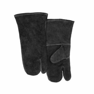 Gants en cuir de vachette pleine fleur de haute qualité, nouveau design, résistants à la chaleur, pour four, boulangerie, barbecue, lutte contre les incendies - Product Image 6