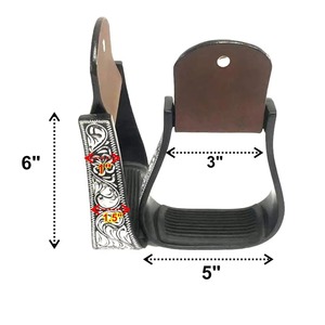 อุปกรณ์ขี่ม้าคุณภาพสูง บู๊ตขี่ม้าอะลูมิเนียมน้ำหนักเบา กันลื่น ทำจากสแตนเลส - Product Image 6