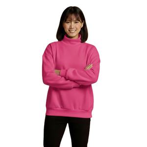เสื้อสเวตเชิ้ตคอเต่าสีเทา ทรงหลวม ใส่สบาย ดีไซน์เรียบง่าย สไตล์มินิมอล - Product Image 3