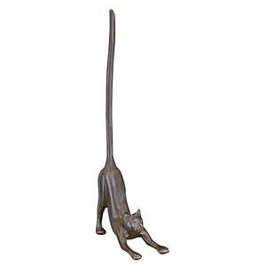 Escultura de Hierro Hecha a Mano por Diseñadores, Adorno Decorativo Premium para Interiores de Viviendas Residenciales, Acabado Dorado, Animal de Aluminio Hecho a Mano - Product Image 5