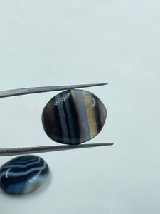 2 Piezas de Ágata Natural de Corte Ovalado en Colores Mixtos, 22.44 Quilates, Piedras Sueltas para Joyería - Product Image 5