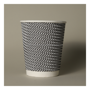 Gobelet en papier à double paroi imprimé sur mesure, capacité 7 oz (210 ml), jetable, pour boissons chaudes, design à motifs, impression numérique de qualité alimentaire - Product Image 1