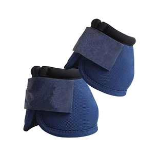 Horse Riding Bell Boots Premium Quality Protective Hoof Boots for Jumping Training Trail Riding and Everyday <b>Equestrian</b> Use - Product Image 1
