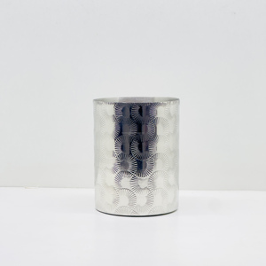 เชิงเทียนทองเหลืองหรูหราแบบขายส่ง ดีไซน์เฉพาะตัว ขัดเงา พร้อมสลักลายตามสั่ง ทำด้วยมือ ขนาด 10 ออนซ์ - Product Image 1