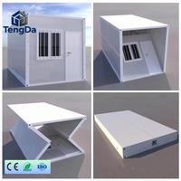 Maison préfabriquée de luxe en conteneur de 20 pieds, maison modulaire en kit, maison miniature mobile, maison portable personnalisée pour hôtel