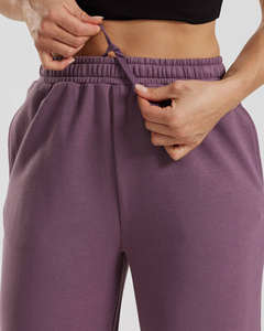 Pantalones de chándal para mujer más vendidos, cómodos, ligeros, de pierna recta, estilo jogger, de felpa suave, para invierno, de cintura media - Product Image 4