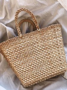 Bolso de Mimbre de Jacinto de Agua Tradicional Vietnamita, Estilo Retro, Bolso de Mano para Vacaciones - Product Image 2