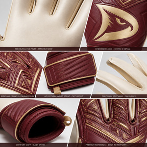 Guantes de Portero de Fútbol Roll Finger |   Empuñadura de Látex Suave de 4 mm y Parte Posterior Acolchada |   OEM al por Mayor - Product Image 6