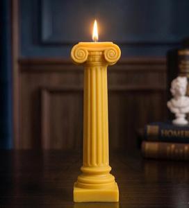 Classical Column Wax Candle for Home Decor Wedding Gift Roman Pillar Candle Decorative Scented Candle Luxury Sculpture Candles - Product Image 1