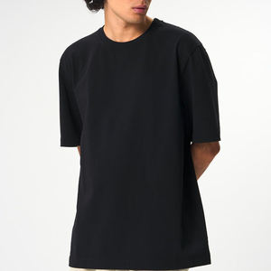 T-shirts pour hommes à col rond, coupe ajustée, t-shirt de haute qualité, tissu lourd, 100% coton, t-shirt décontracté en molleton avec personnalisation - Product Image 2