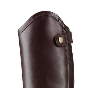 Demi-guêtres en cuir véritable marron de qualité supérieure pour hommes et femmes – Élégantes, style western, pour l'équitation et la mode équestre - Product Image 3