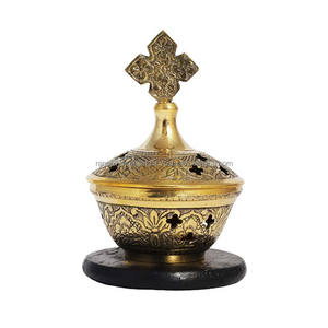 Brûleur d'encens à charbon de bois en laiton de qualité supérieure avec sous-verre pour le calme et l'énergie spirituelle à un prix raisonnable - Product Image 5