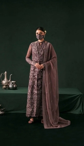 Ensemble Kurti jaune moutarde brodé pour femme, coupe droite longueur cheville, avec dupatta, tenue traditionnelle de soirée - Product Image 2