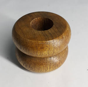 Handmade Custom T-Light Stand Wooden <b>Candle</b> Holder with Metal Accents, Ideal for Home, Christmas, <b>Tea</b> & Lantern Decor - Product Image 1