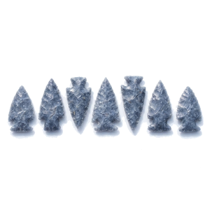 Puntas de flecha de piedra natural: Aventurina azul, Jaspe de fantasía, Cristal. Puntas de flecha curativas. Gemas para mayoristas de cristales. - Product Image 3