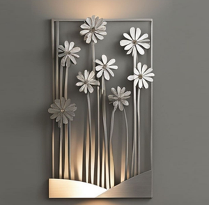 Técnicas de Artesanía, Decoración de Pared de Metal Dorado para Sala de Estar y Dormitorio, Diseño de Marco Colgante para Decoración del Hogar - Product Image 6