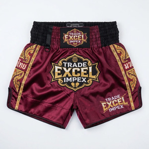 Trade Excel Impex - Pantalones Cortos de Muay Thai y MMA Transpirables con Frente Sólido Personalizables, Ecológicos y de Secado Rápido para Unisex - Product Image 4