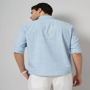 เสื้อยุทธวิธีผู้ชายไซส์ XL, เสื้อโปโลคอโปโลแขนยาวผ้าคอตตอนใส่สบายกันรอยยับสำหรับใส่กลางแจ้ง - Product Image 5