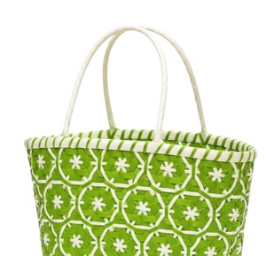 Sac à main en plastique tissé à motif étoile unique et sac fait main chic pour femmes, sac de shopping décontracté quotidien personnalisé - Product Image 3