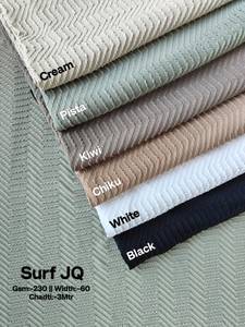 Tela de Poliéster y Algodón Texturizada Surf JQ, Tejido de Chevron Acanalado, Peso Medio 150GSM, para Prendas de Vestir y Uso Doméstico - Product Image 2