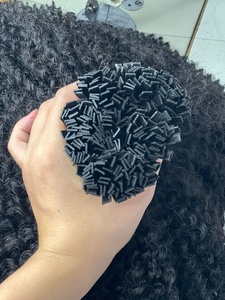 ผมต่อแบบ Afro Kinky Curly Flat Tip ยี่ห้อ CDYHAIRVN ผมแท้ 100% เคราติน I Tip สีดำธรรมชาติ Remy Double Drawn สำหรับใช้ในร้านเสริมสวย - Product Image 2