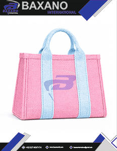 Sac fourre-tout en jute résistant à l'eau avec fermeture éclair et lettres grecques élégantes pour les membres de la sororité JAJOA - Product Image 5