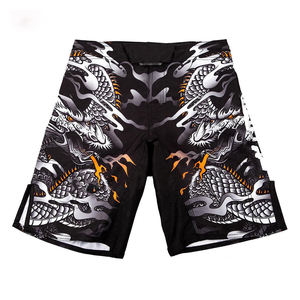 Shorts de boxe imprimés dragon, shorts de combat MMA, shorts d'entraînement légers et respirants pour les sports MMA - Product Image 1