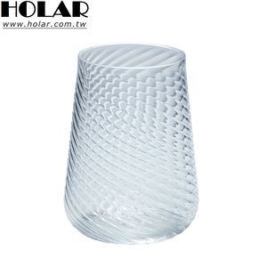 [Holar] Vasos de Vino sin Tallo de Plástico Reutilizables con Diseño de Espiral, Hechos en Taiwán, 20 oz, para Catering, Cafetería y Fiestas - Product Image 1