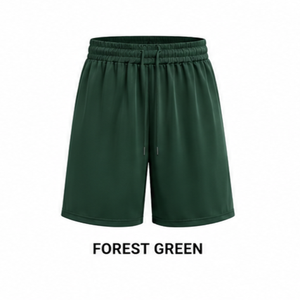 Shorts de sport pour homme, couleur unie, séchage rapide, taille élastique, cordon de serrage, décontractés, pour la gym et l'entraînement, blanc, noir, gris - Product Image 3
