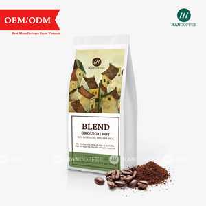 La mejor calidad HANCOFFEE Robusta Arabica Blend Whole Bean Coffee Butter Chocolate Sabor Embalaje personalizado ODM/OEM - Product Image 6
