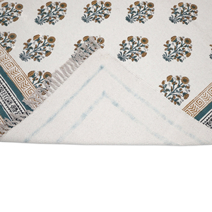 Alfombra de Piso Ligera, Ecológica, Antideslizante, Lavable, Hecha a Mano, con Estampado Geométrico Bohemio de Algodón para Sala de Estar - Product Image 3