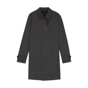 <b>Men's</b> <b>Long</b> High Collar Coat Warm Winter <b>Overcoat</b> Stylish Modern Fashion Outerwear Wholesale Manufacturer Blend Warm Winter - Product Image 4
