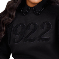 Sweat-shirt en chenille solide 1922, coton doux de qualité supérieure, col rond, broderie Sigma Gamma Rho, vêtements de sororité, vêtements universitaires pour femmes