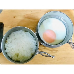 Made in Japan Camp Cookware Mess Kit for Camping, Hiking, Backpacking PY-C011 2WAY <b>Rice</b> <b>Cooker</b> Set with Storage Bag - Product Image 5