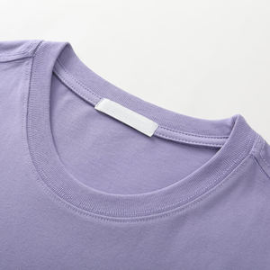 T-shirt Homme Léger 100% Coton Haute Qualité Coupe Slim Manches Courtes Respirant Séchage Rapide Col Ringer Vierge à l'Avant - Product Image 3