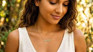 Custom Name Necklace 4 Font Options Personalized Nameplate Gold Plated <b>Rope</b> <b>Chain</b> Dainty Jewelry Birthday Gift Her Wholesale - Product Image 4