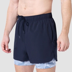 <b>Men</b> 2 In 1 Gym <b>Shorts</b> <b>Compression</b> Liner Running Workout <b>Shorts</b> Quick Dry Fitness <b>Shorts</b> With Phone Pocket OEM Bulk - Product Image 3