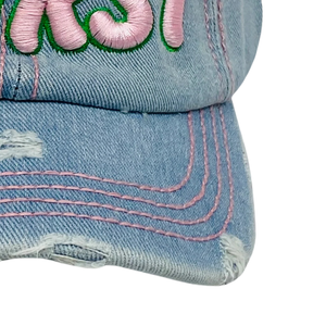 Gorra de Béisbol PHIRST de Mezclilla Ligera, Personalizada con Bordado, Unisex, Estilo Dad Hat, Ajustable con Cierre a Presión, Casual, Streetwear, OEM - Product Image 2