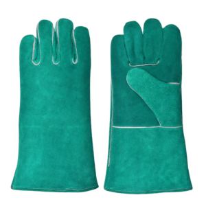 Guantes Largos de Cuero Vacuno Resistente y Transpirable, con Puño de Seguridad, Certificación CE, 11 oz, para Soldadura, Bomberos y Construcción - Product Image 6