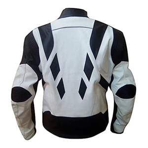 Chaqueta de moto para hombre, transpirable, de alta calidad, disponible en todos los colores, para todas las estaciones, chaqueta de cuero para motocicleta. - Product Image 6