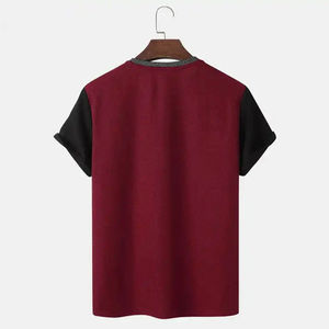 เสื้อยืดดีไซน์ใหม่ล่าสุดลดราคาพิเศษ ผ้าโพลีเอสเตอร์ผสมคอตตอน พิมพ์ลายดิจิทัล ทรงเข้ารูป แขนครึ่งตัว รุ่น Ringer สำหรับผู้ชาย ปี 2026 - Product Image 2