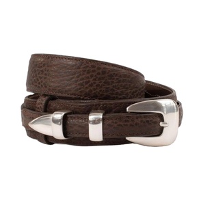 Heavyweight Real Buffalo Leather Belts Stainless Steel Buckle Fashionable Belt Men's Accessories Gift Idea Trending Belts Custom - Product Image 1
