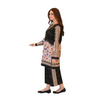 Setelan Baju Wanita Bahan Katun Lembut Model Jahitan Cetak Gaya Pakistan