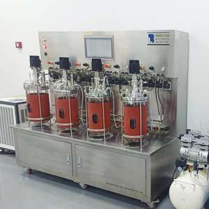 Bailun 10L Single layer precision <b>fermentation</b> bioreactor jacket bioreactor inactivated flu vaccine BLBIO-GJG - Product Image 2