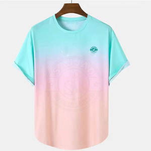 Camiseta para hombre, ajuste cómodo, tela transpirable, diseñada para uso en verano, atuendos informales y actividades del día a día - Product Image 3