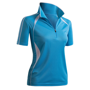 Vente flash - Polo en coton à manches courtes pour femmes, respirant, de qualité supérieure, vêtements de sport décontractés, polo de tennis, logo personnalisé - Product Image 4