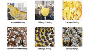 Dark Chocolate Dipped Dried Soft Mango Slices <b>Sweet</b> Tropical Fruit Snack - Product Image 2