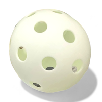 Raket Pickleball Unisex NO.1 TOPPRO dengan Permukaan Serat Kaca, Inti Sarang Lebah Polipropilena, Ketebalan 14mm, dan Pegangan PU